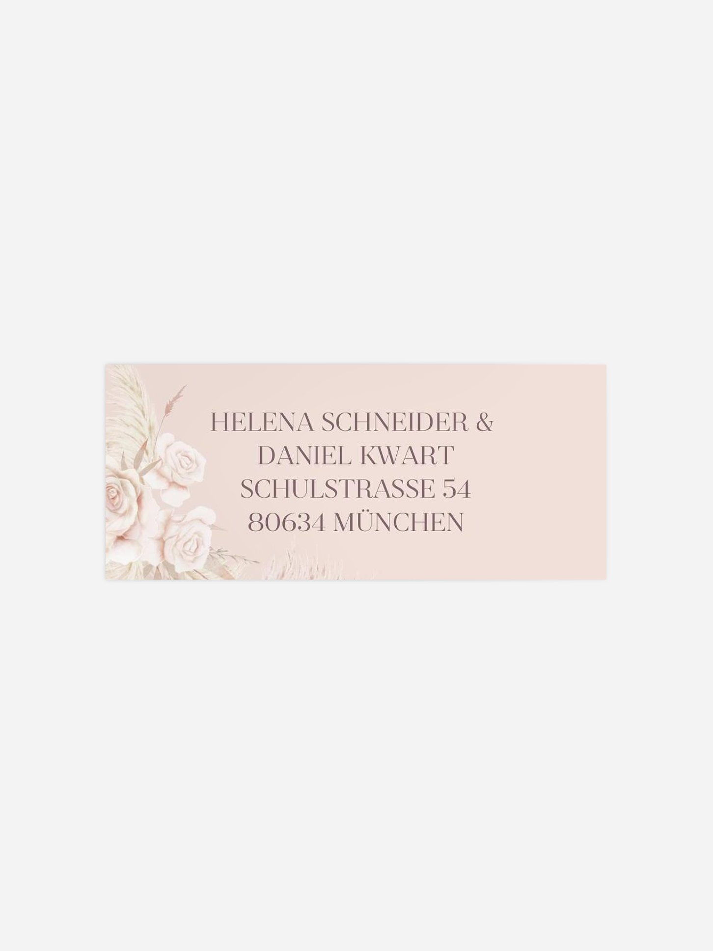 Absenderaufkleber Hochzeit Tiny Blushes
