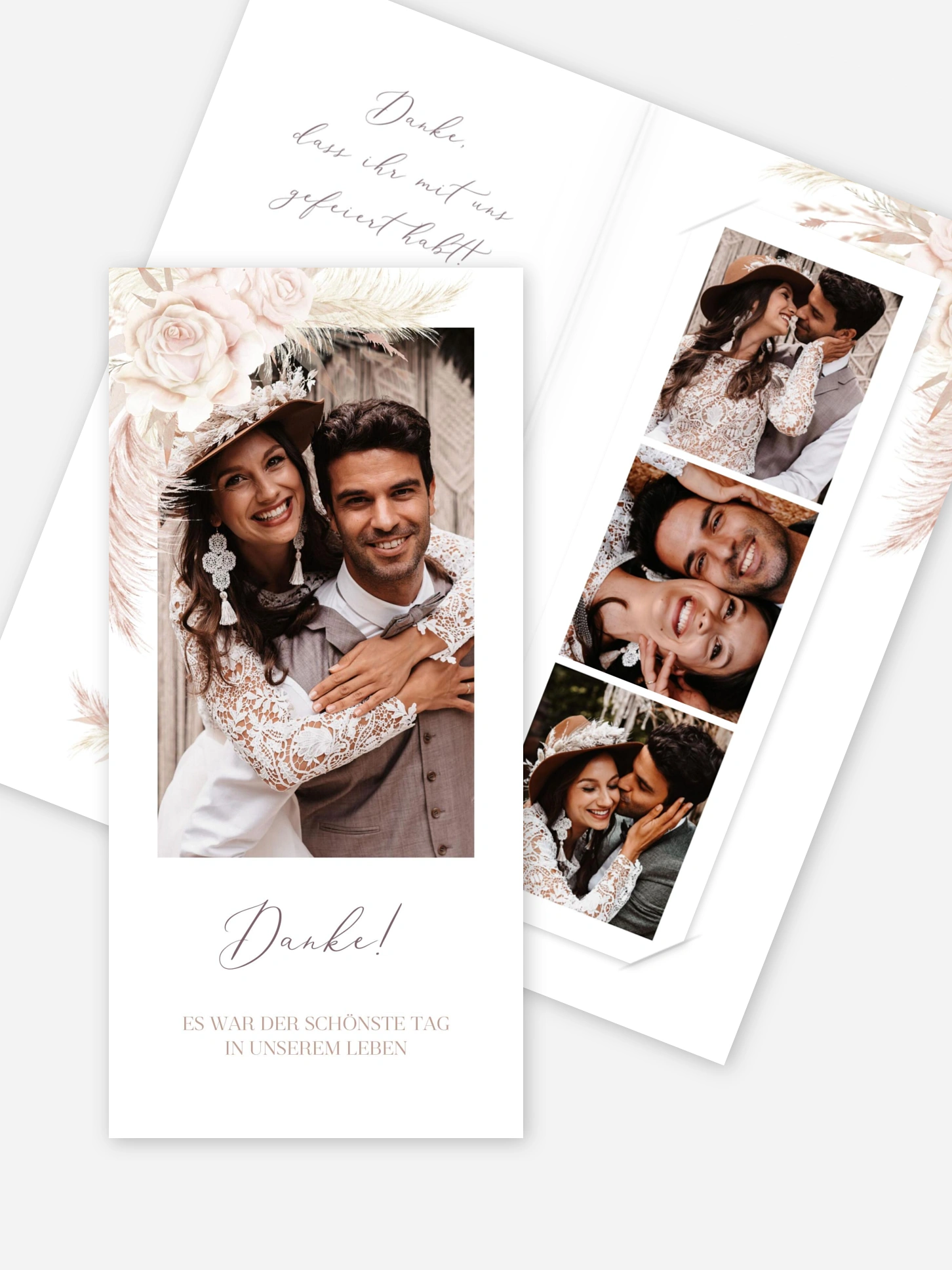 Dankeskarte Hochzeit Tiny Blushes