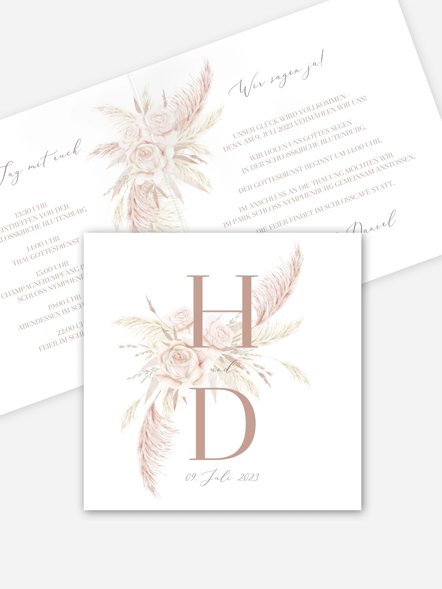 Hochzeitseinladung Tiny Blushes