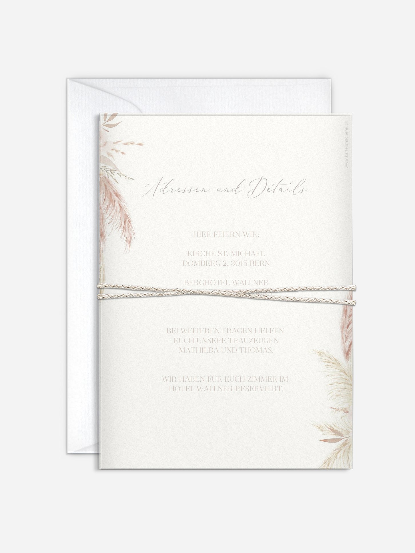 Hochzeitseinladung Tiny Blushes