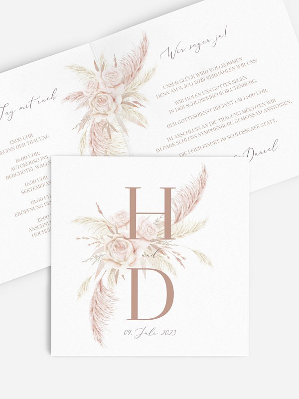 Hochzeitseinladung Tiny Blushes