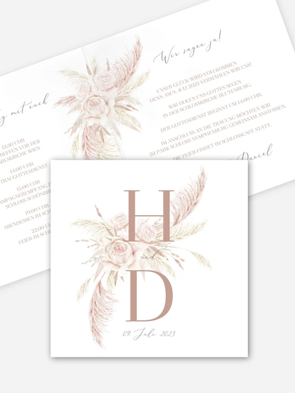 Hochzeitseinladung Tiny Blushes