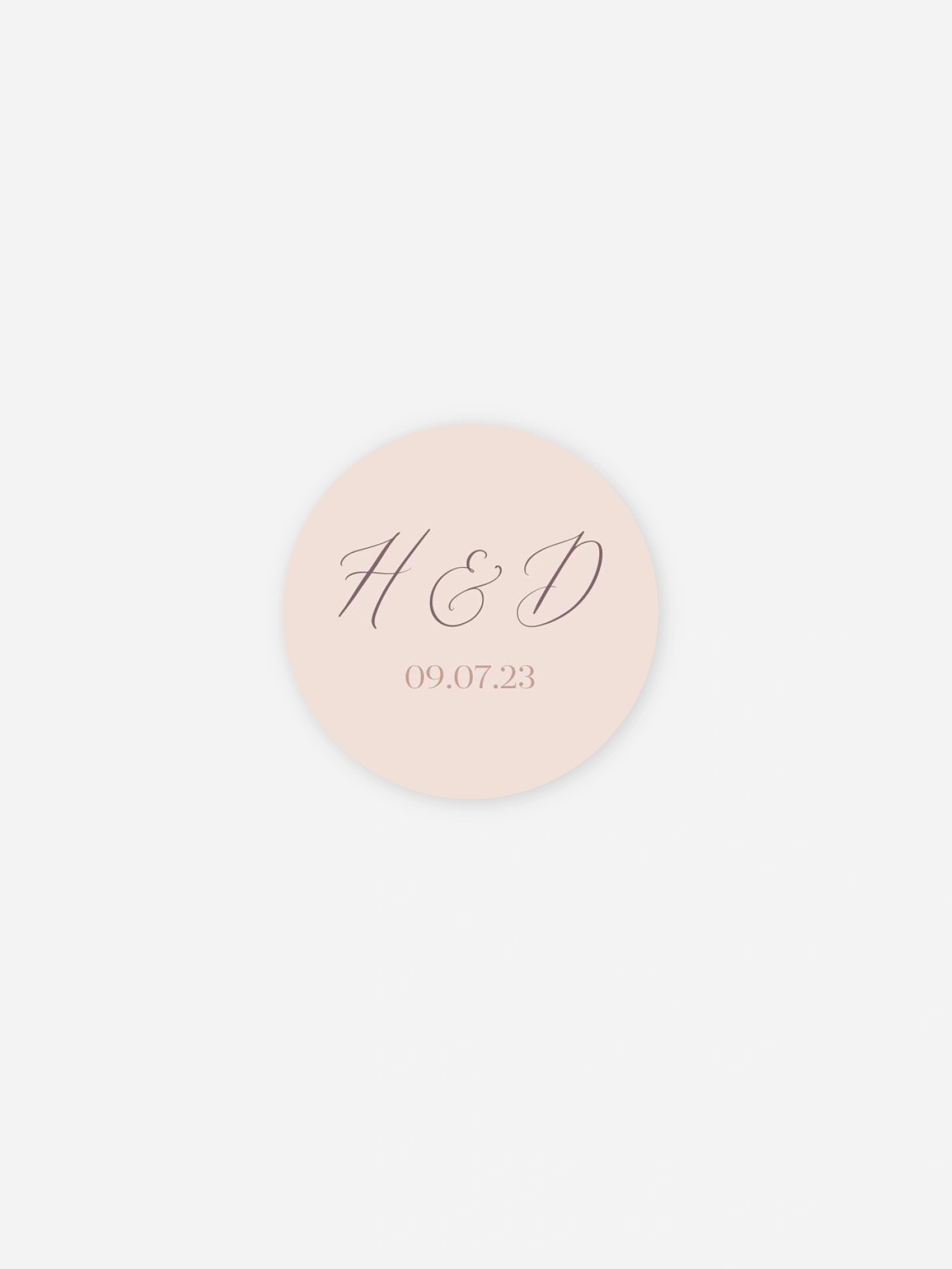 Geschenkaufkleber Hochzeit Tiny Blushes
