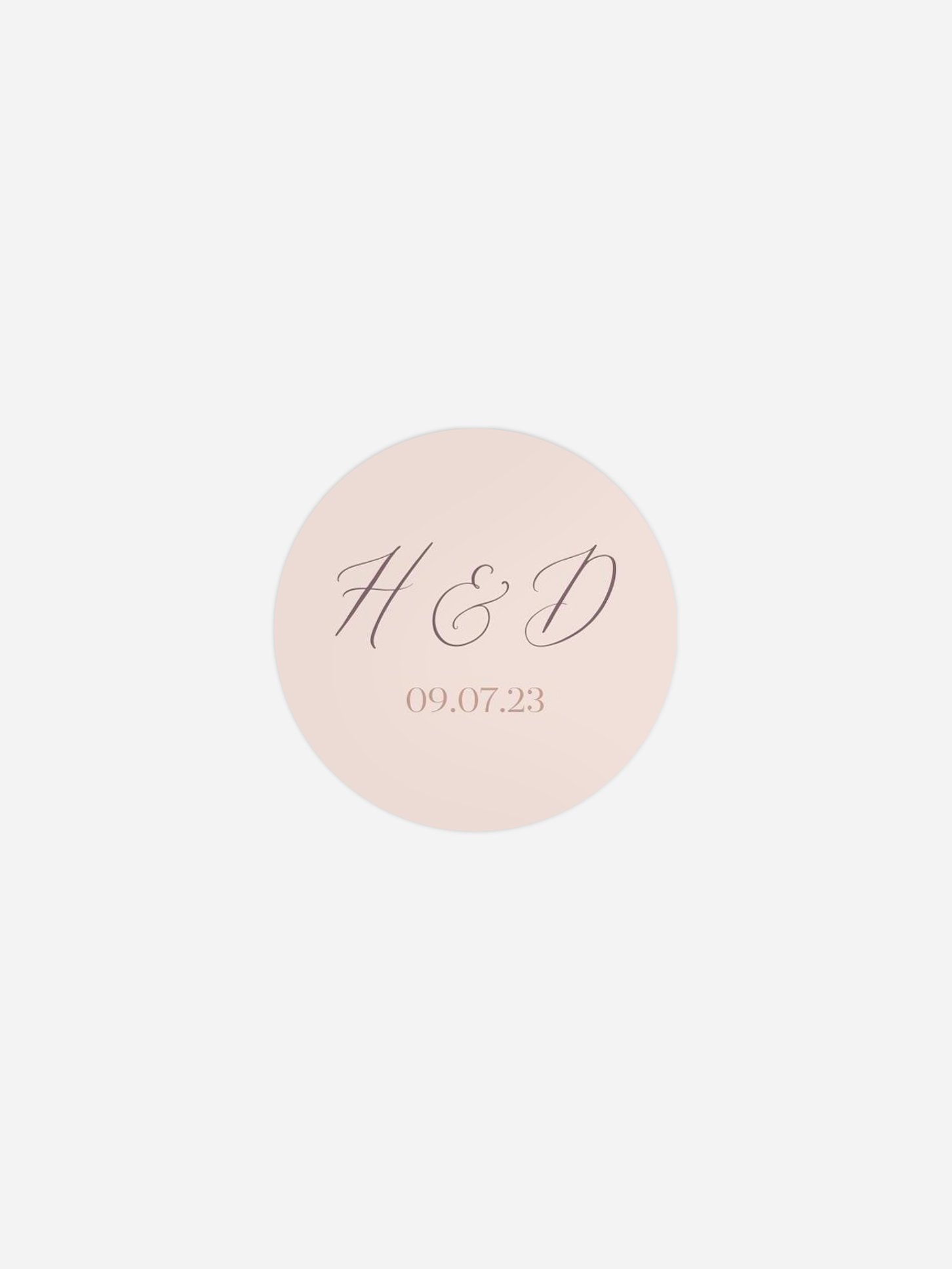 Geschenkaufkleber Hochzeit Tiny Blushes