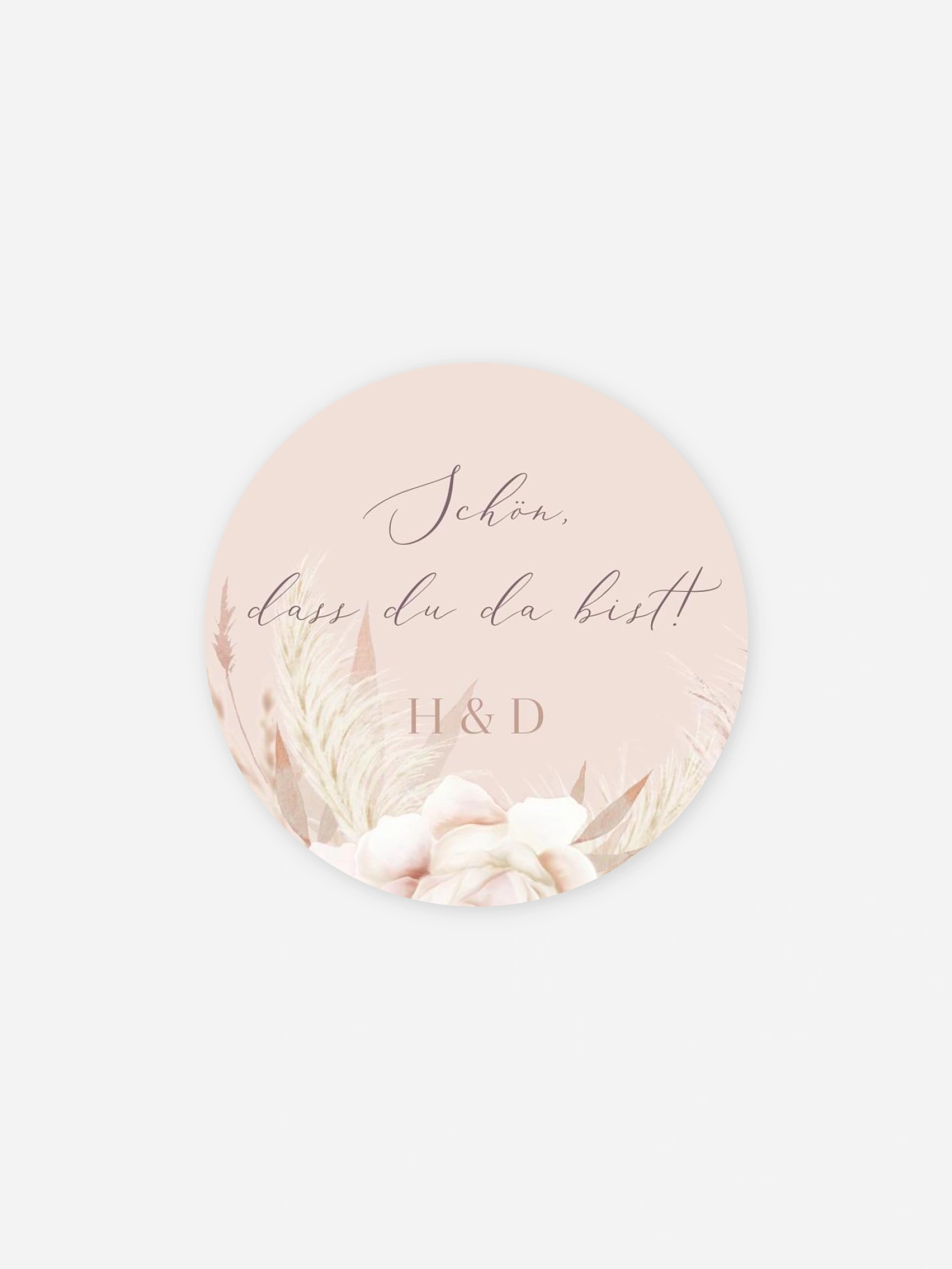 Geschenkaufkleber Hochzeit Tiny Blushes