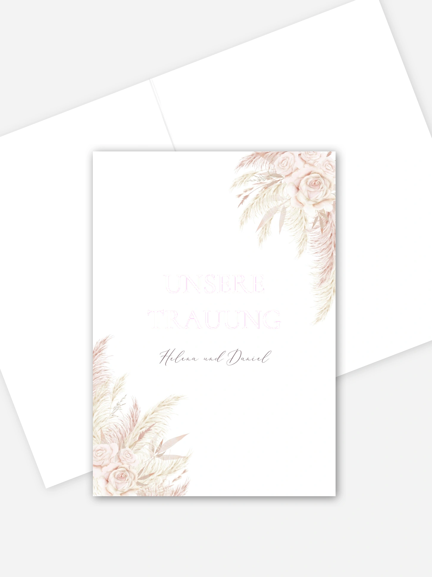 Kirchenheft Hochzeit Tiny Blushes