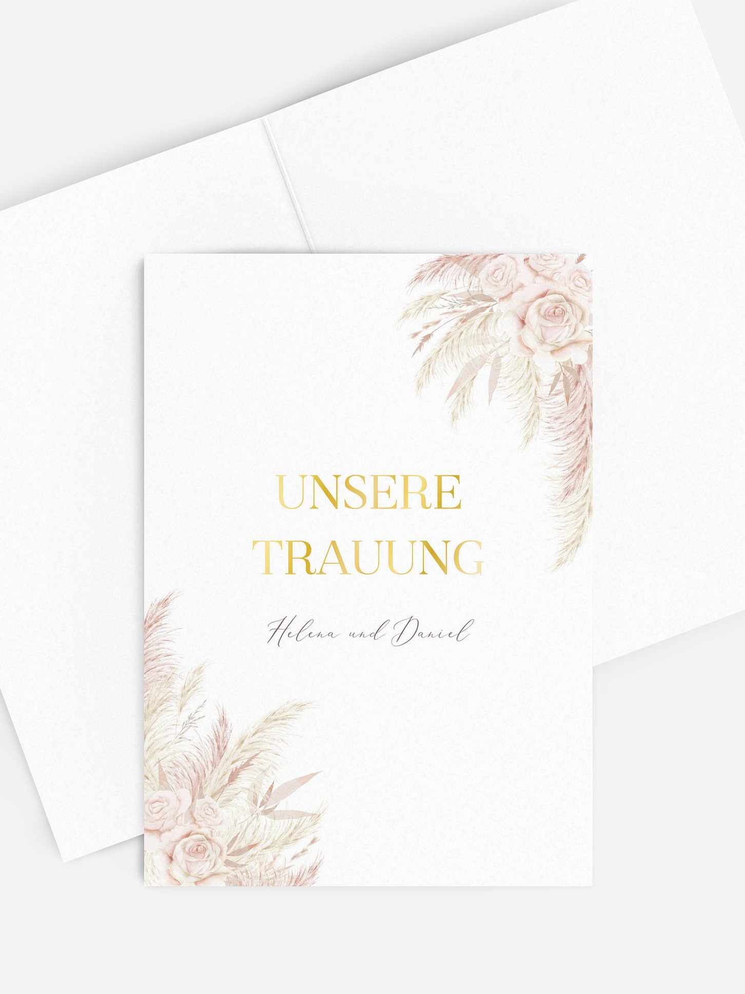 Kirchenheft Hochzeit Tiny Blushes