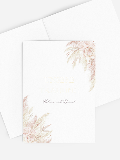 Kirchenheft Hochzeit Tiny Blushes