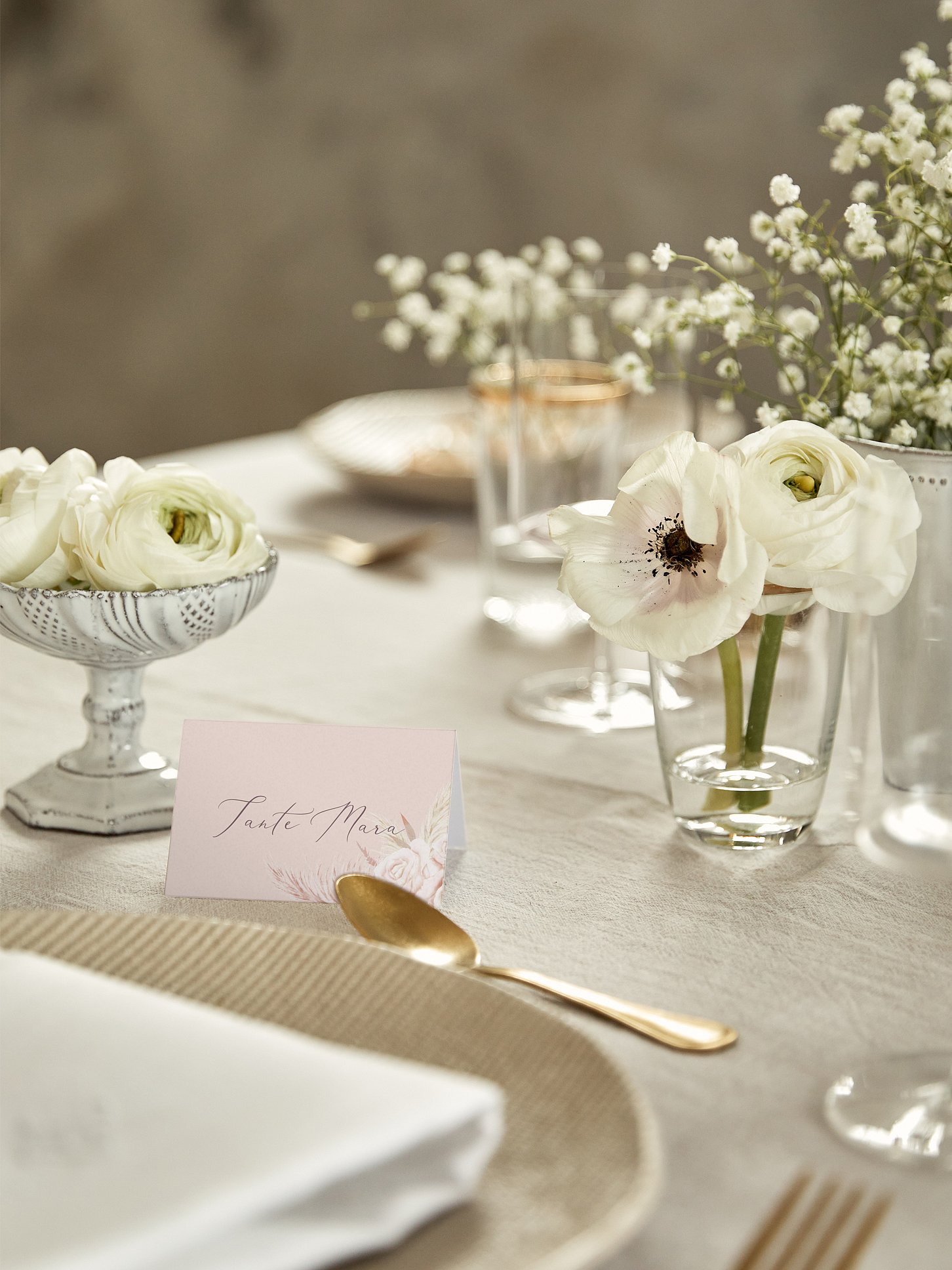 Tischkarte Hochzeit Tiny Blushes