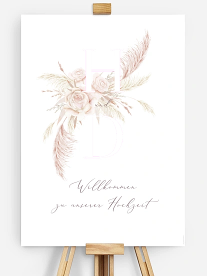 Willkommensschild Tiny Blushes