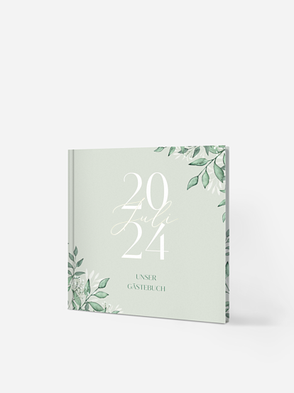 Gästebuch Sage Leaves