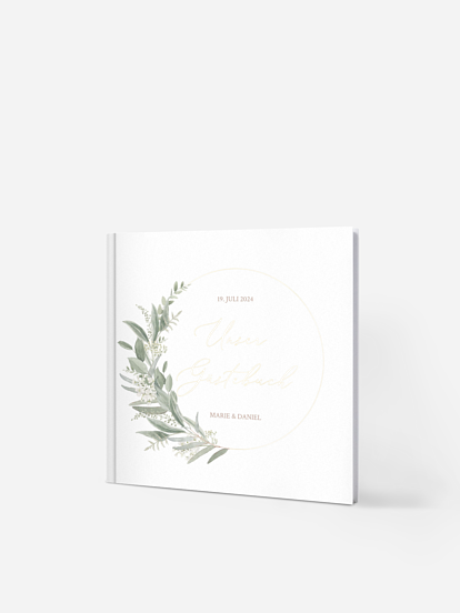 Gästebuch Soft Sage