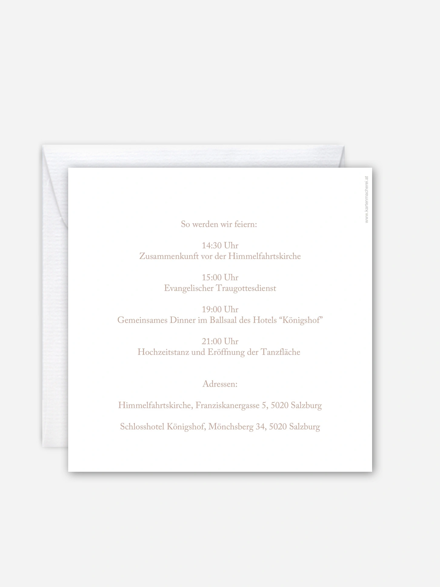 Hochzeitseinladung Soft Sage