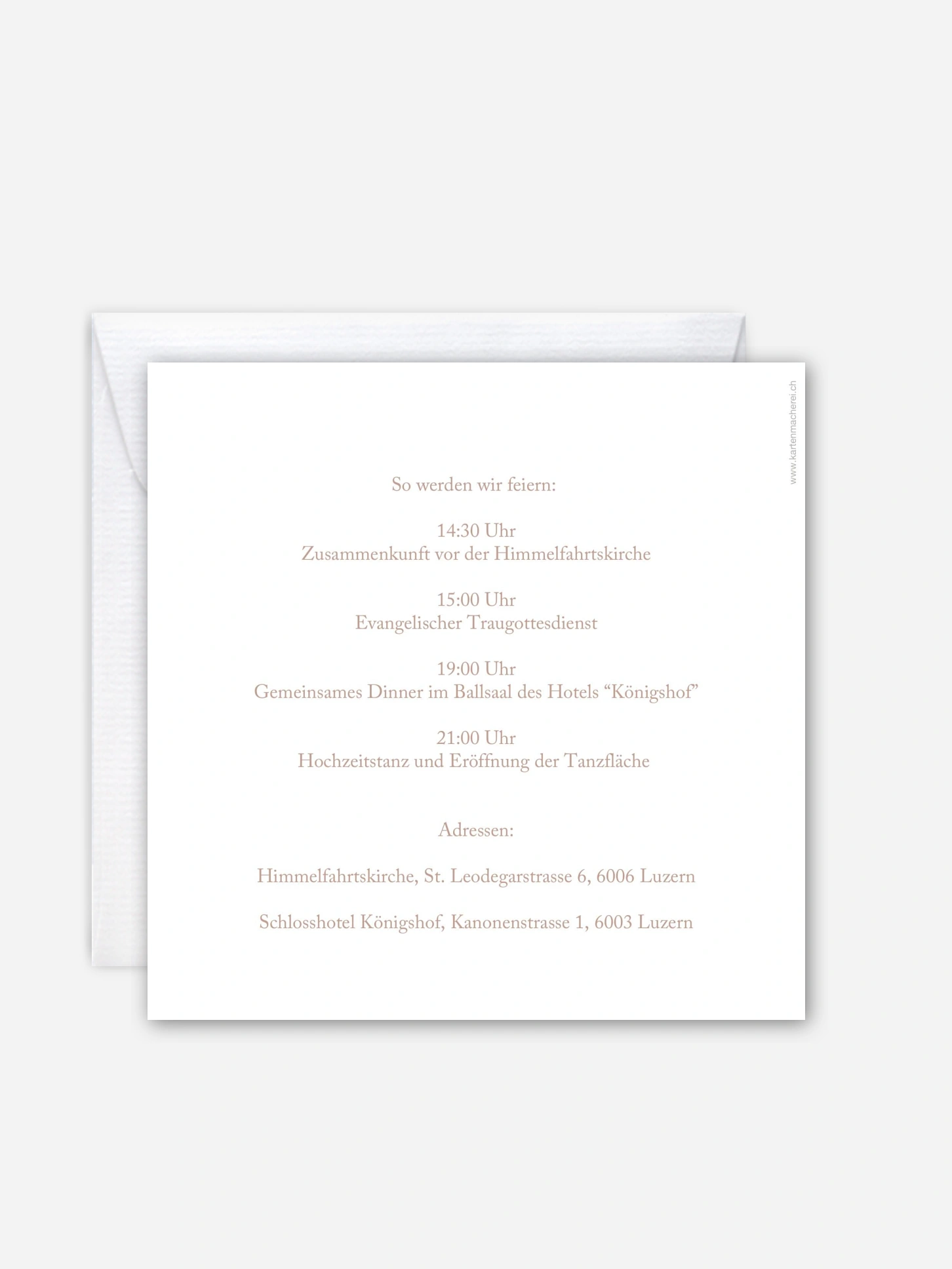 Hochzeitseinladung Soft Sage