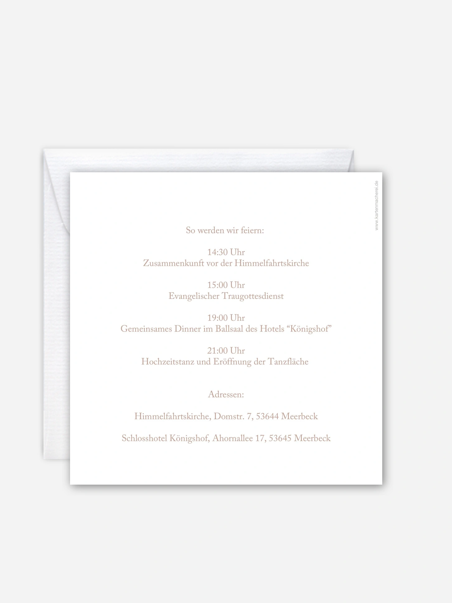 Hochzeitseinladung Soft Sage