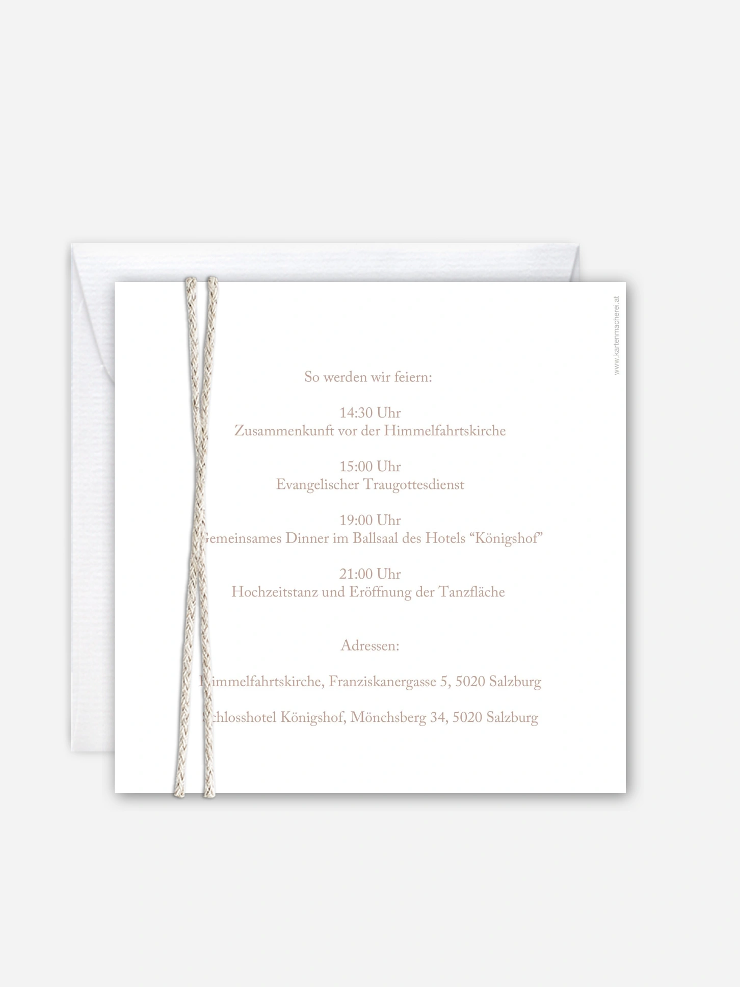 Hochzeitseinladung Soft Sage