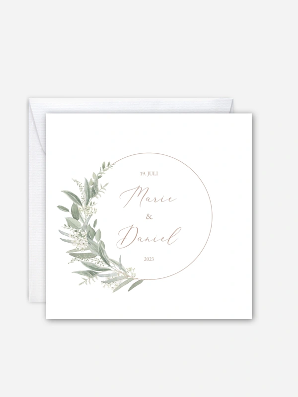 Hochzeitseinladung Soft Sage
