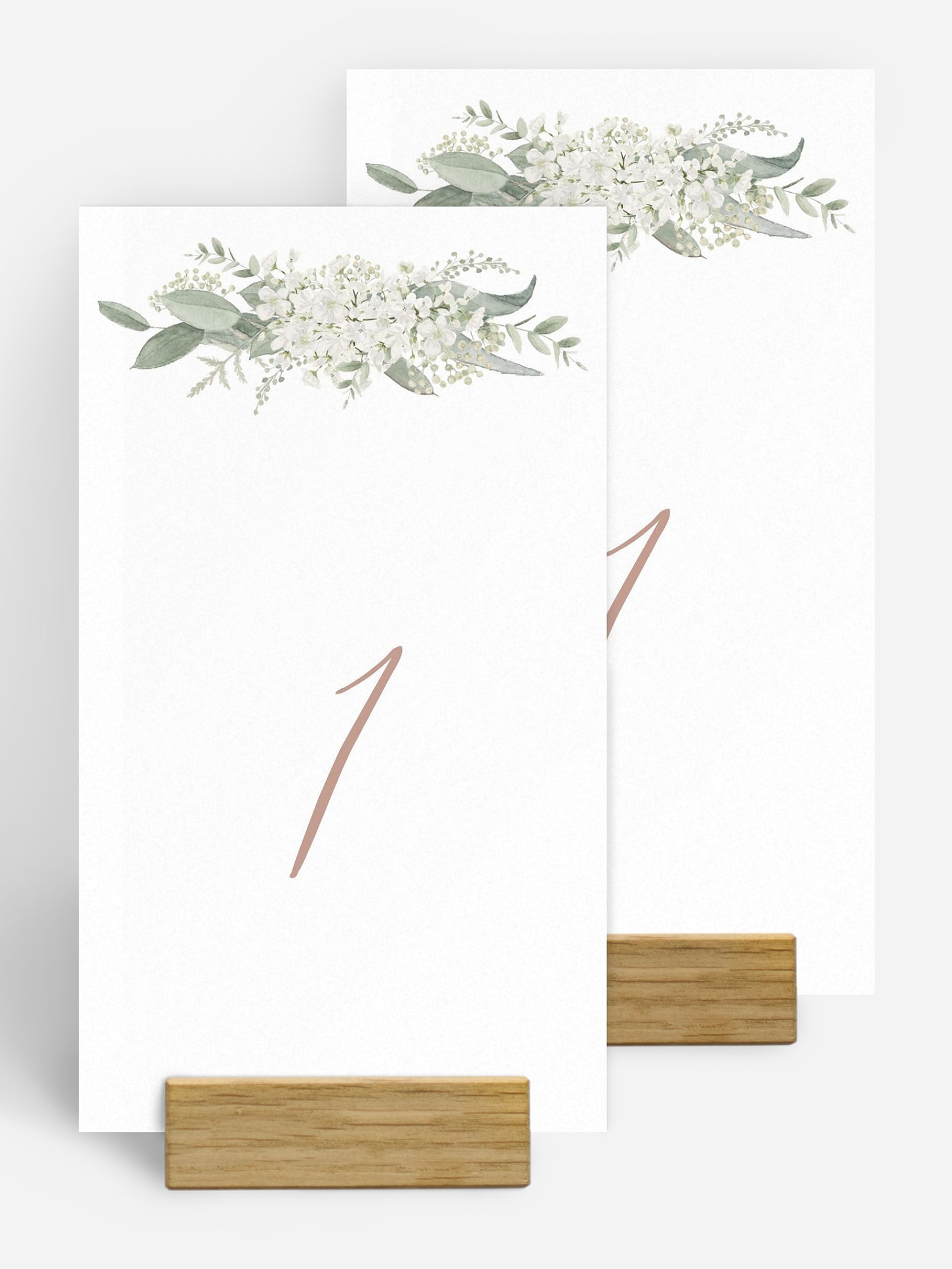 Tischnummer Soft Sage