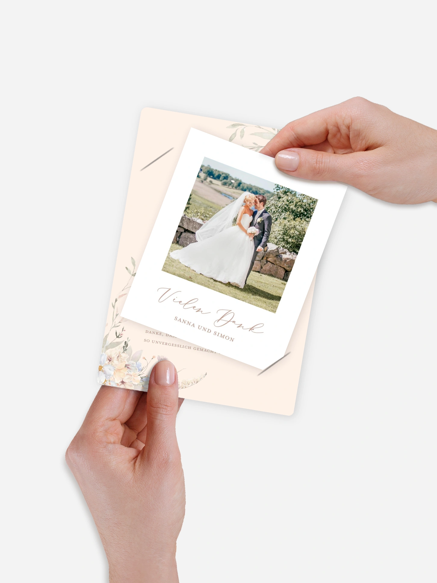 Dankeskarte Hochzeit Evigt