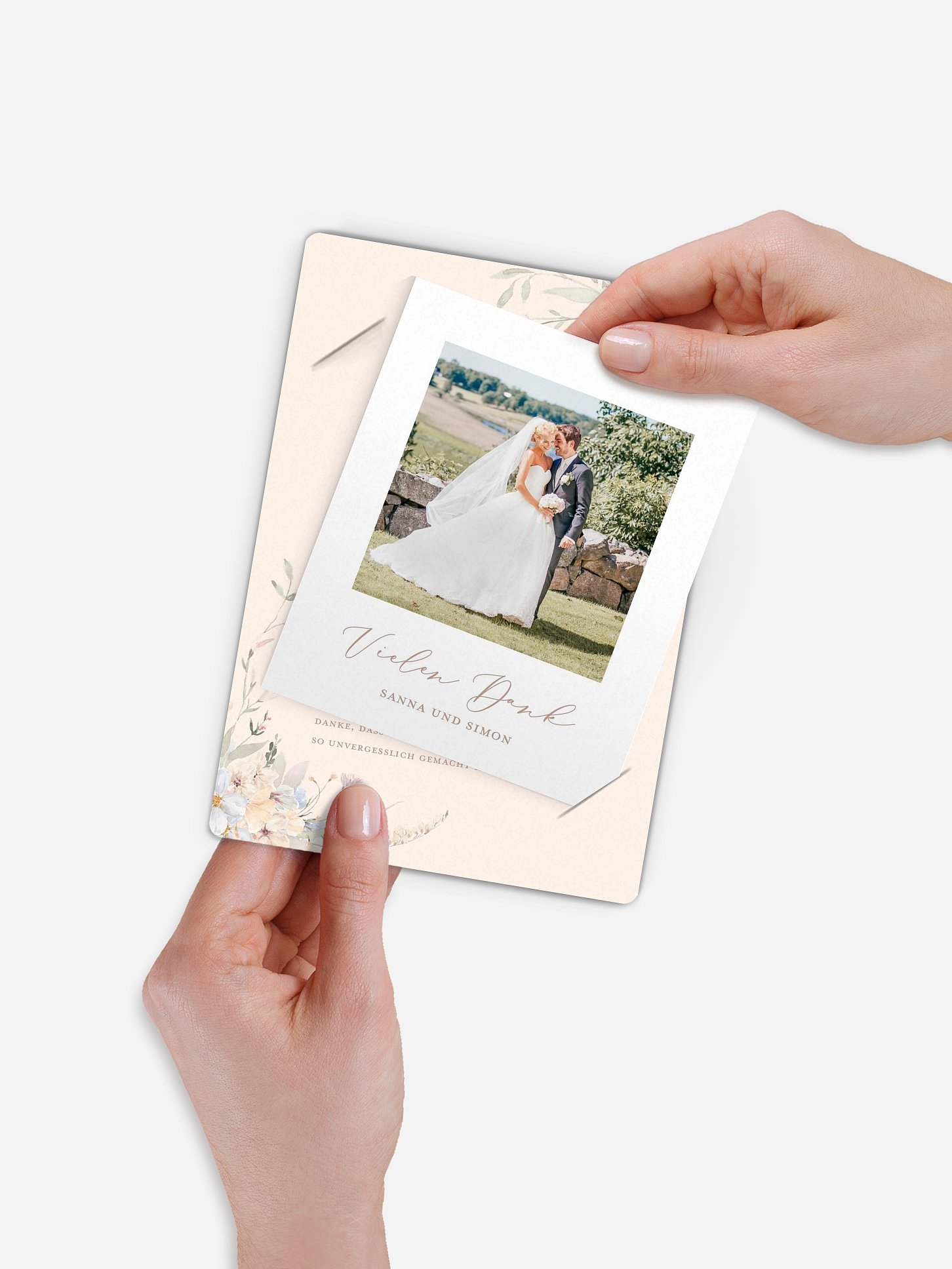 Dankeskarte Hochzeit Evigt