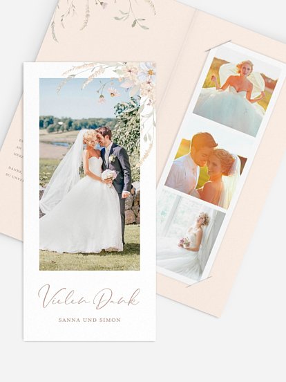 Dankeskarte Hochzeit Evigt