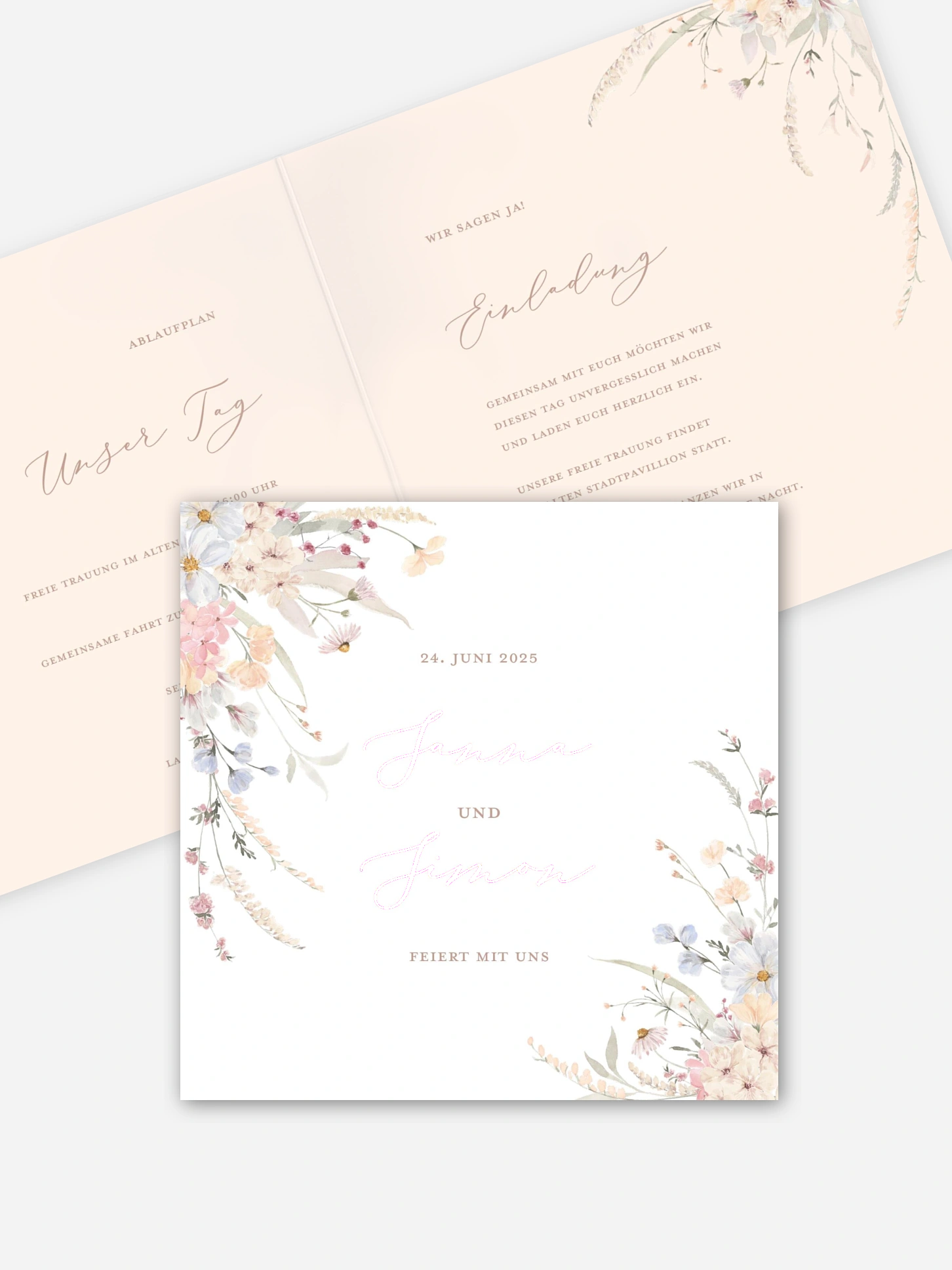 Hochzeitseinladung Evigt