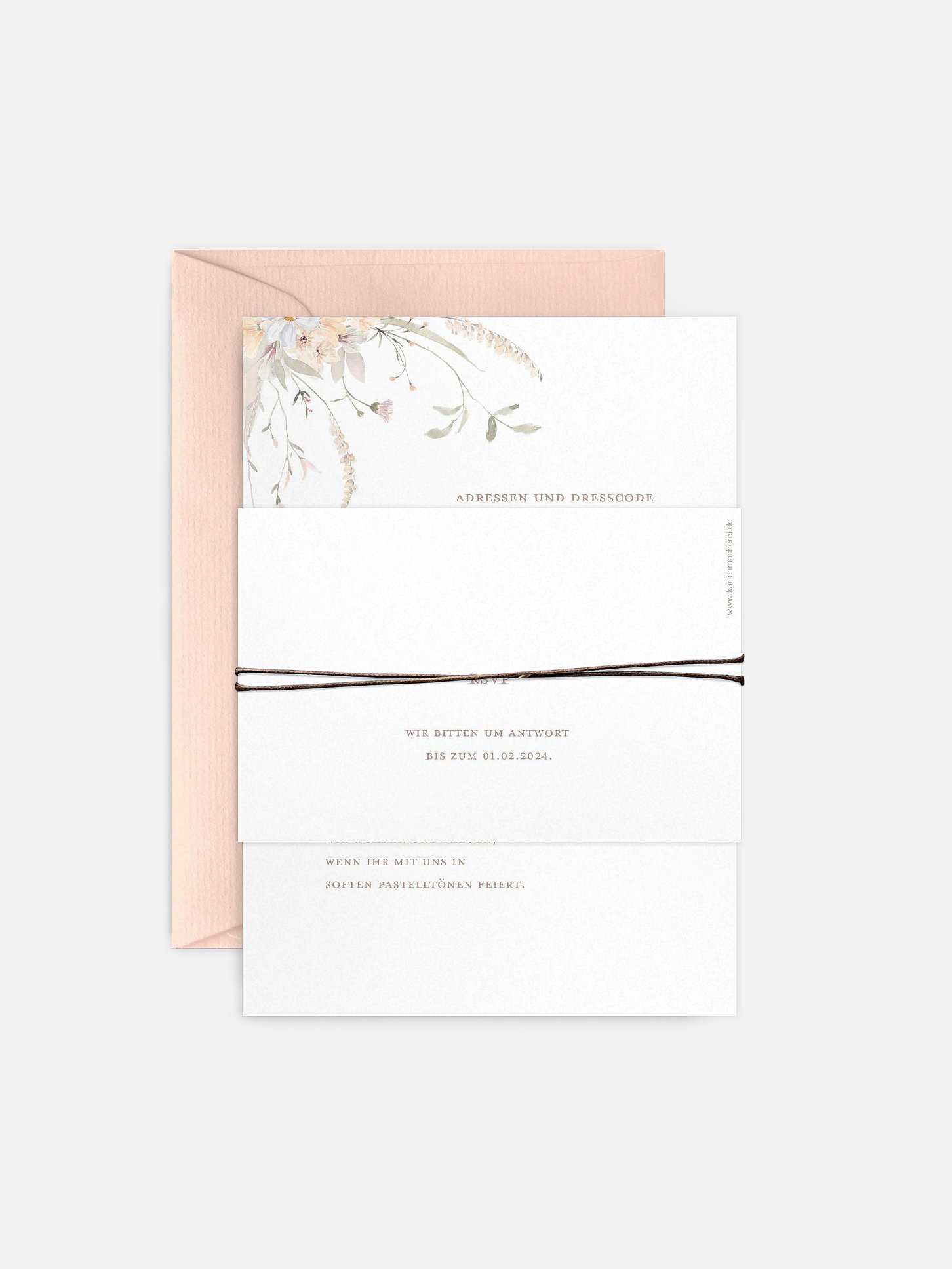 Hochzeitseinladung Evigt