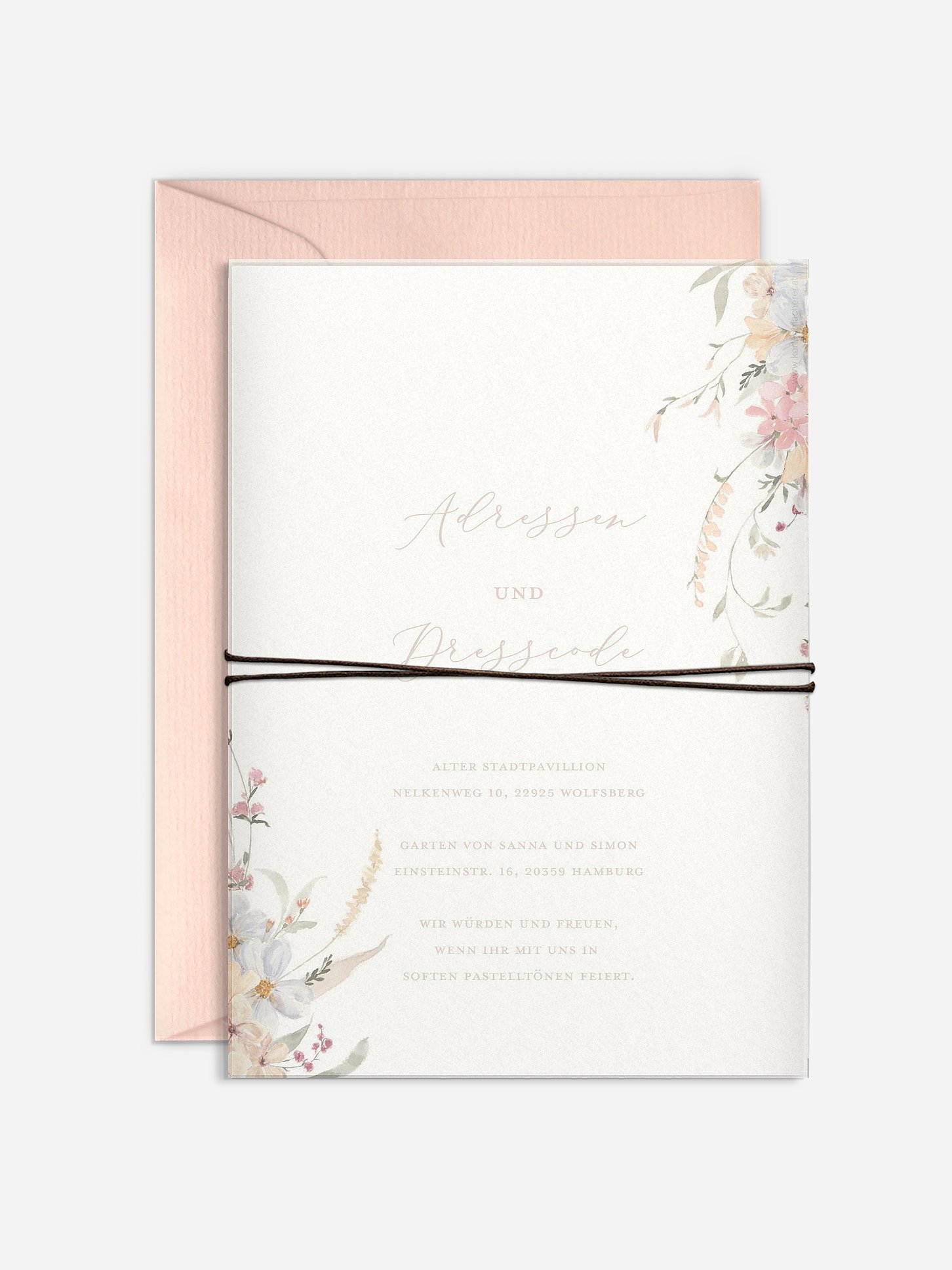 Hochzeitseinladung Evigt