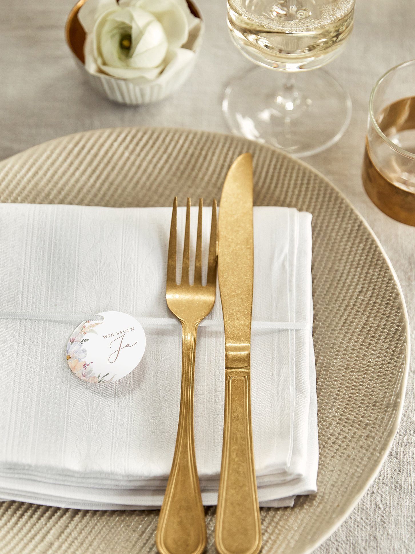 Anhänger mit Band zur Hochzeit Evigt
