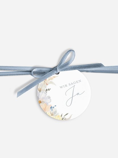 Anhänger mit Band zur Hochzeit Evigt
