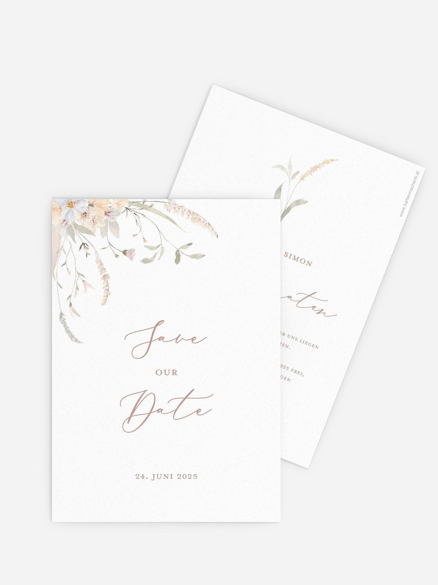Save-the-Date Karte Evigt