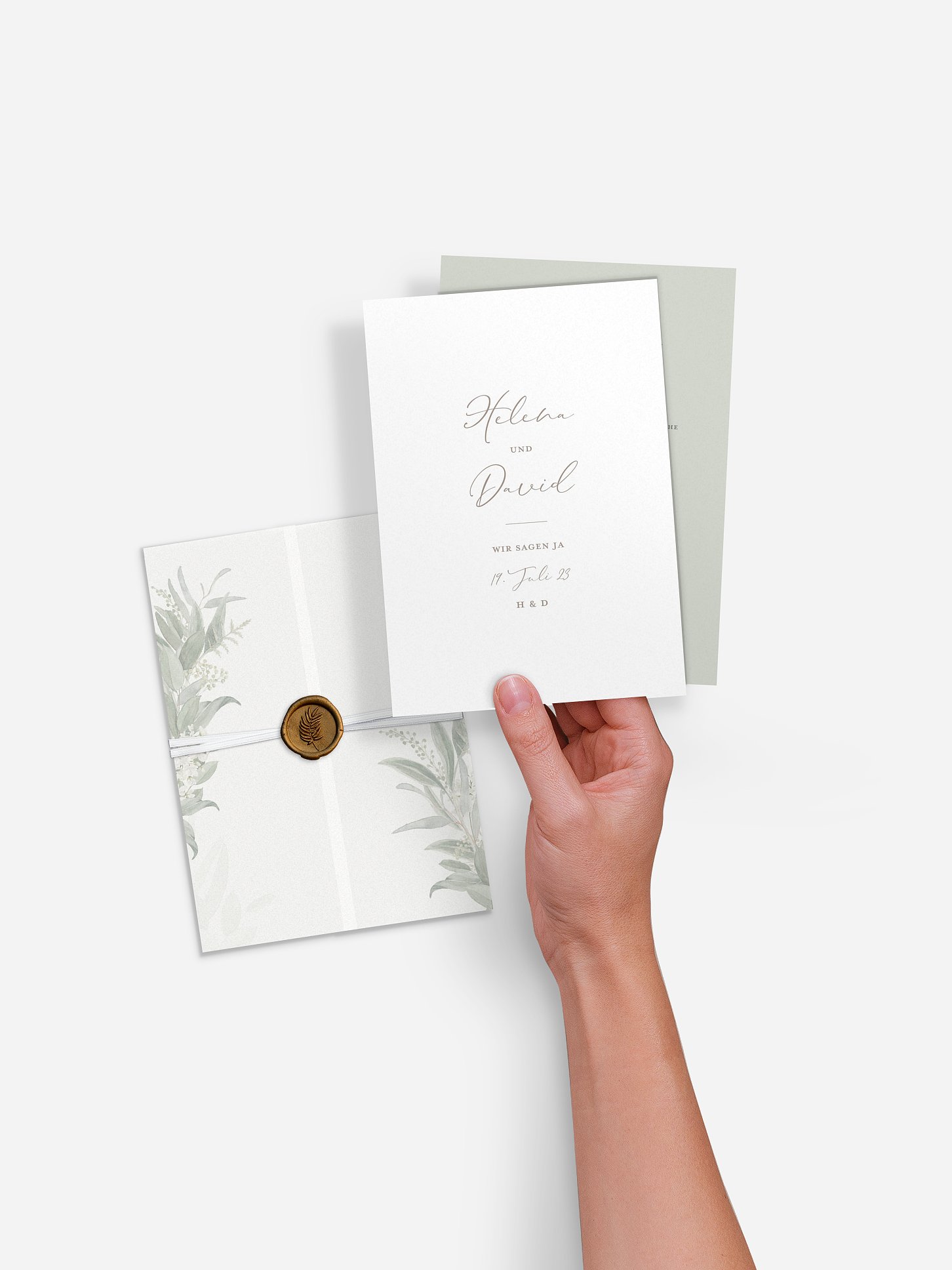 Hochzeitseinladung Dear Greenery