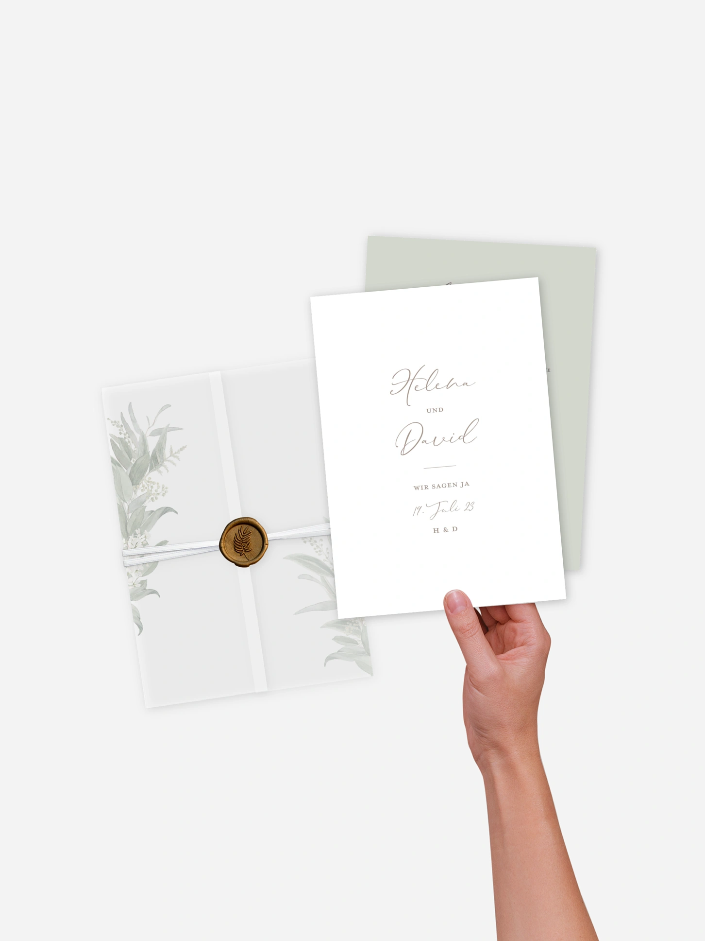 Hochzeitseinladung Dear Greenery