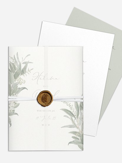 Hochzeitseinladung Dear Greenery