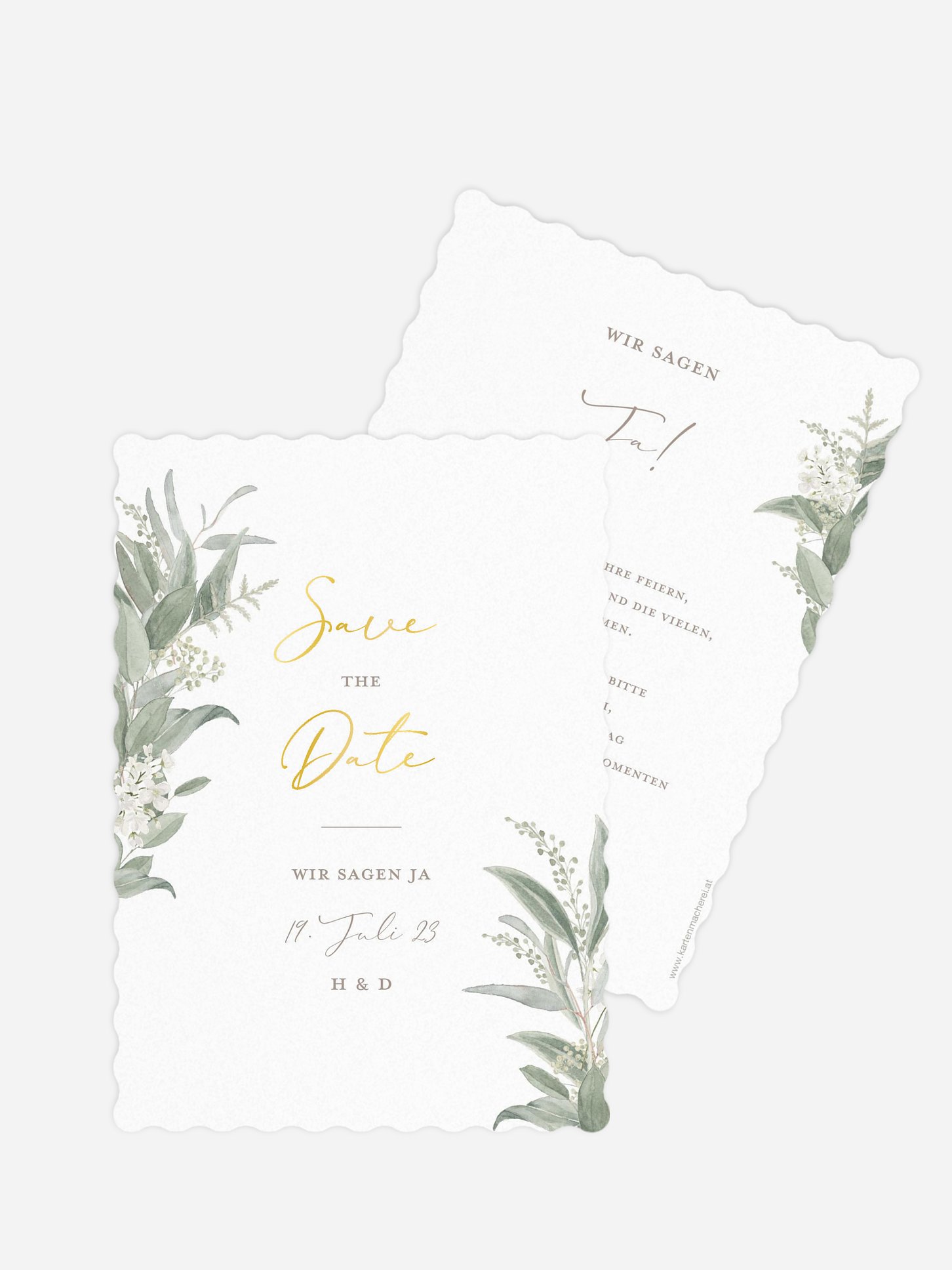 Save-the-Date Karte Dear Greenery