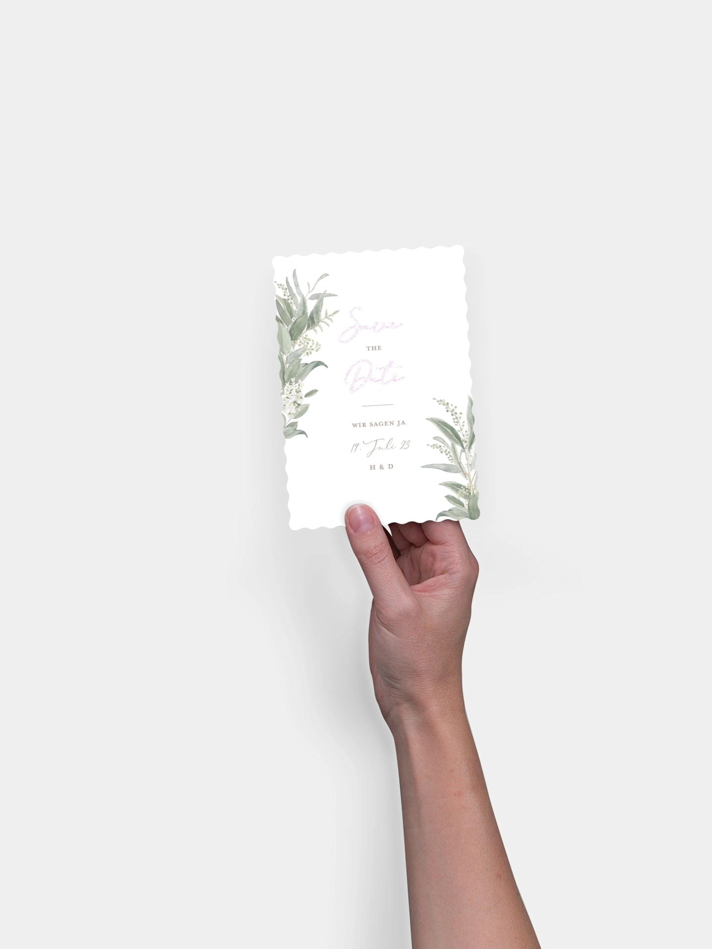 Save-the-Date Karte Dear Greenery