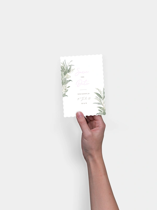 Save-the-Date Karte Dear Greenery