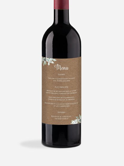 Anneau champêtre effet kraft