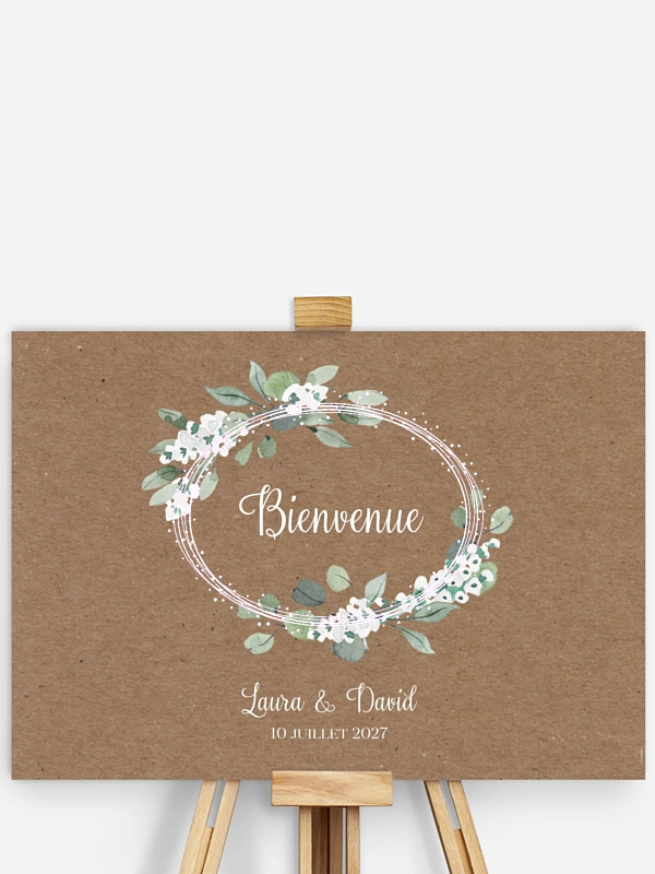 Anneau champêtre effet kraft