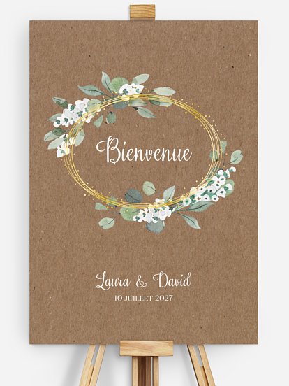 Anneau champêtre effet kraft Anneau champêtre effet kraft
