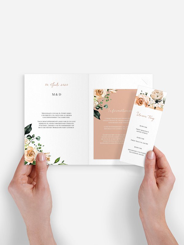 Hochzeitseinladung Soft Autumn Florals