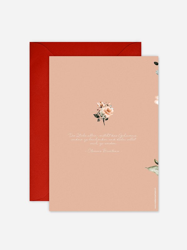 Hochzeitseinladung Soft Autumn Florals