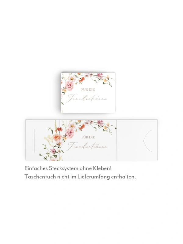 Freudentränen-Taschentücher Flora