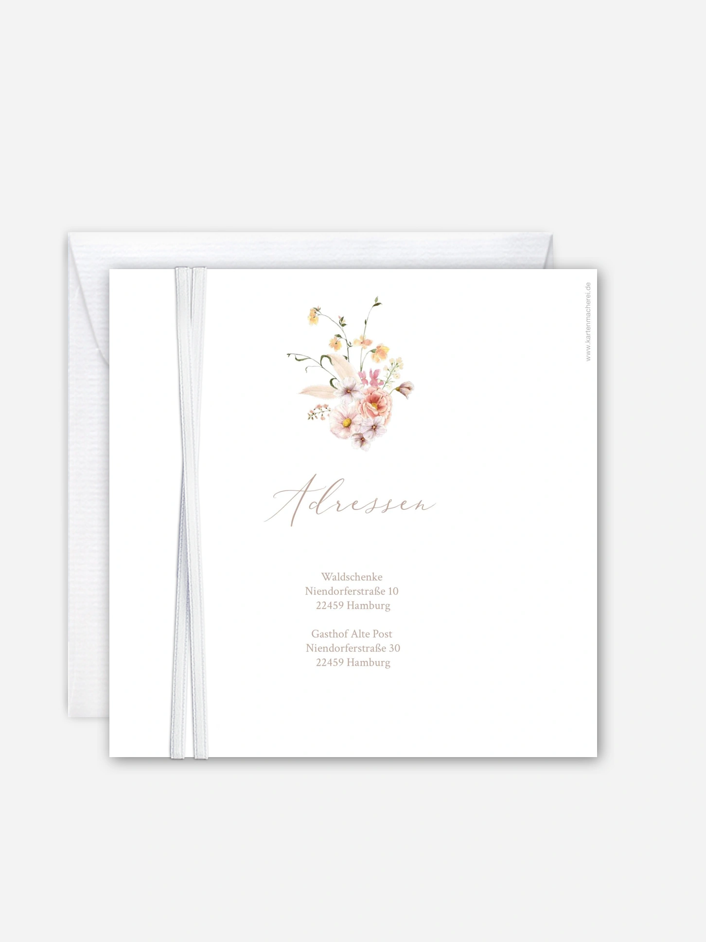Hochzeitseinladung Flora