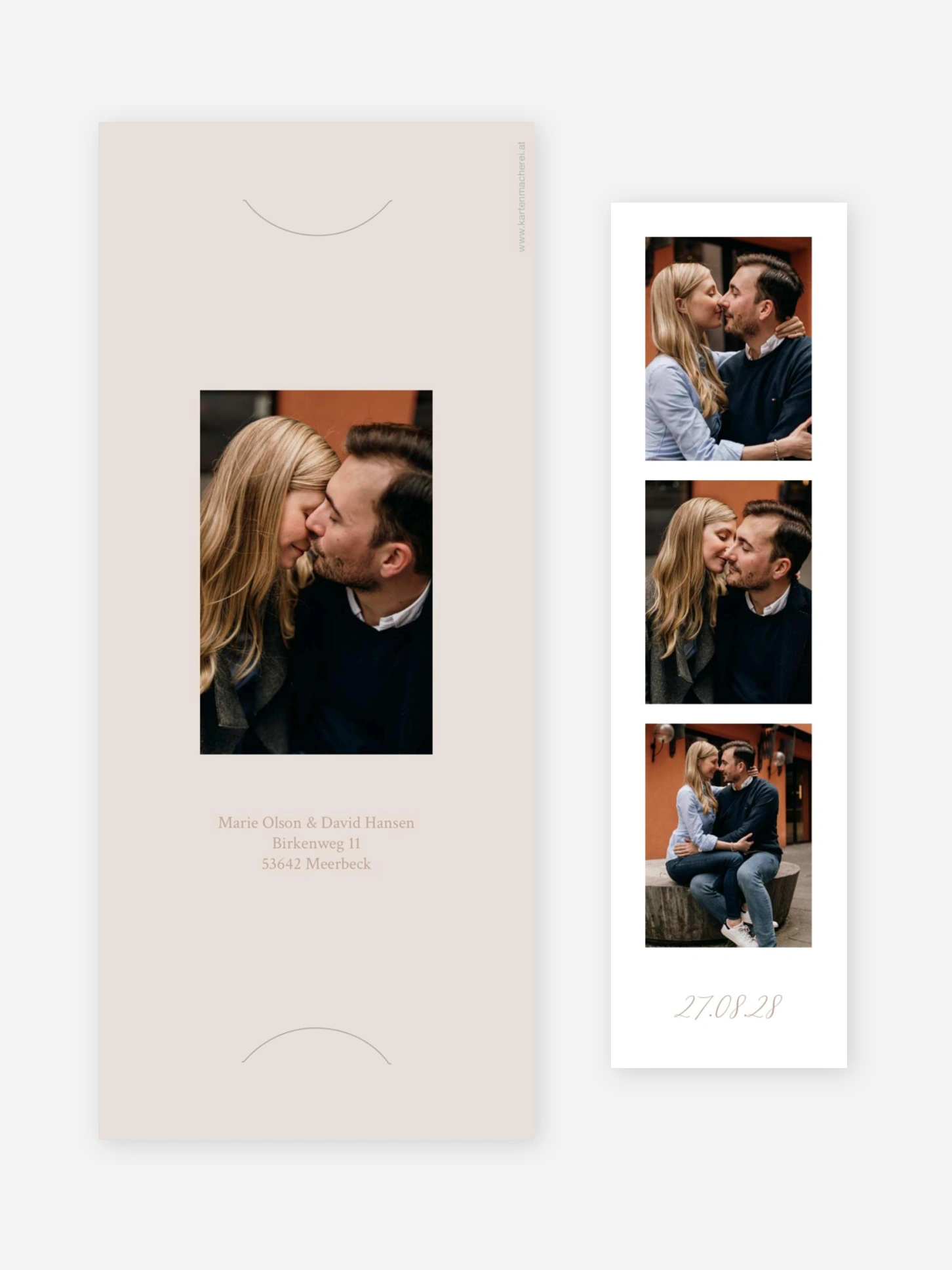 Save-the-Date Karte Flora
