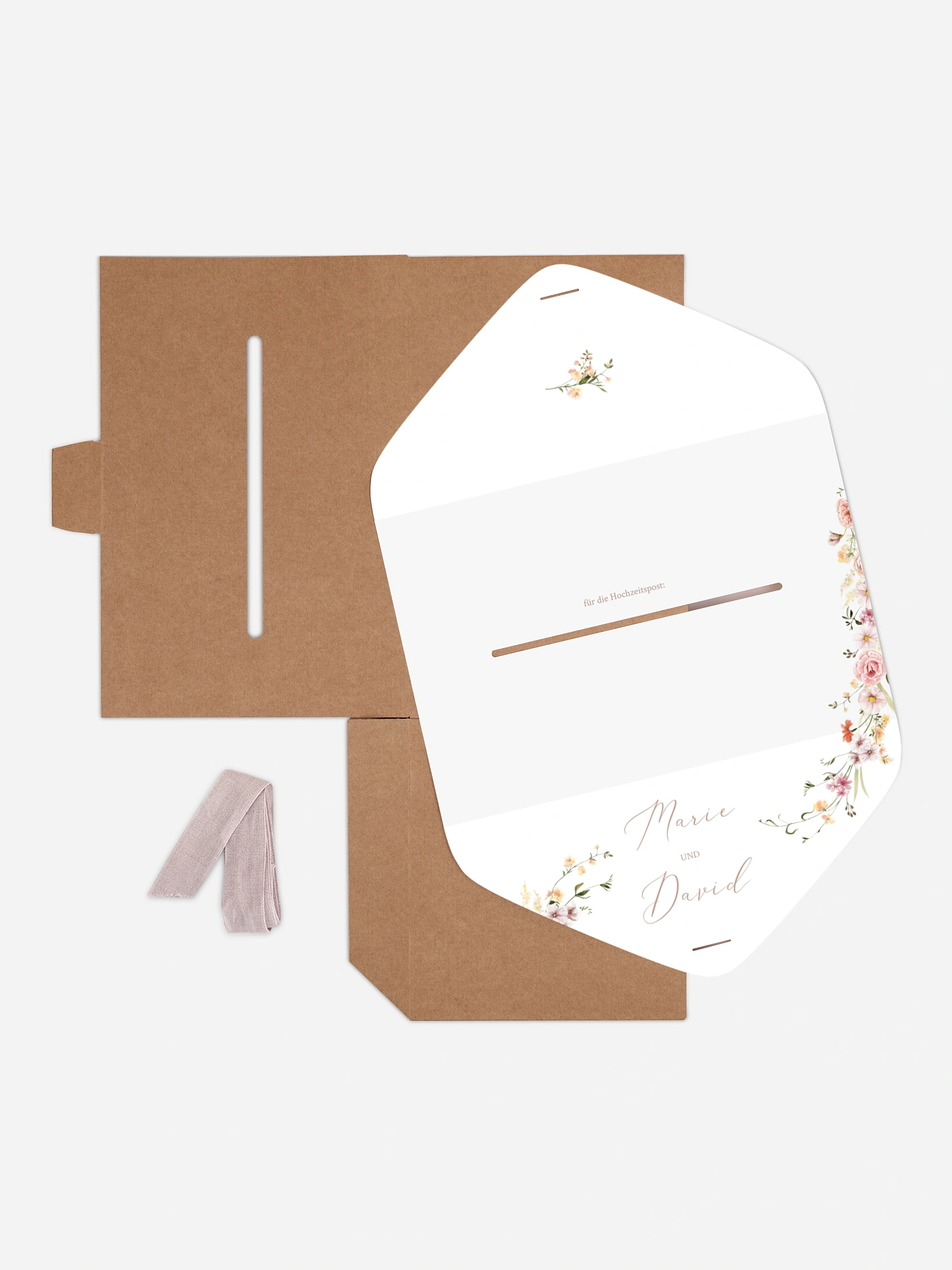 Kartenbox Hochzeit Flora