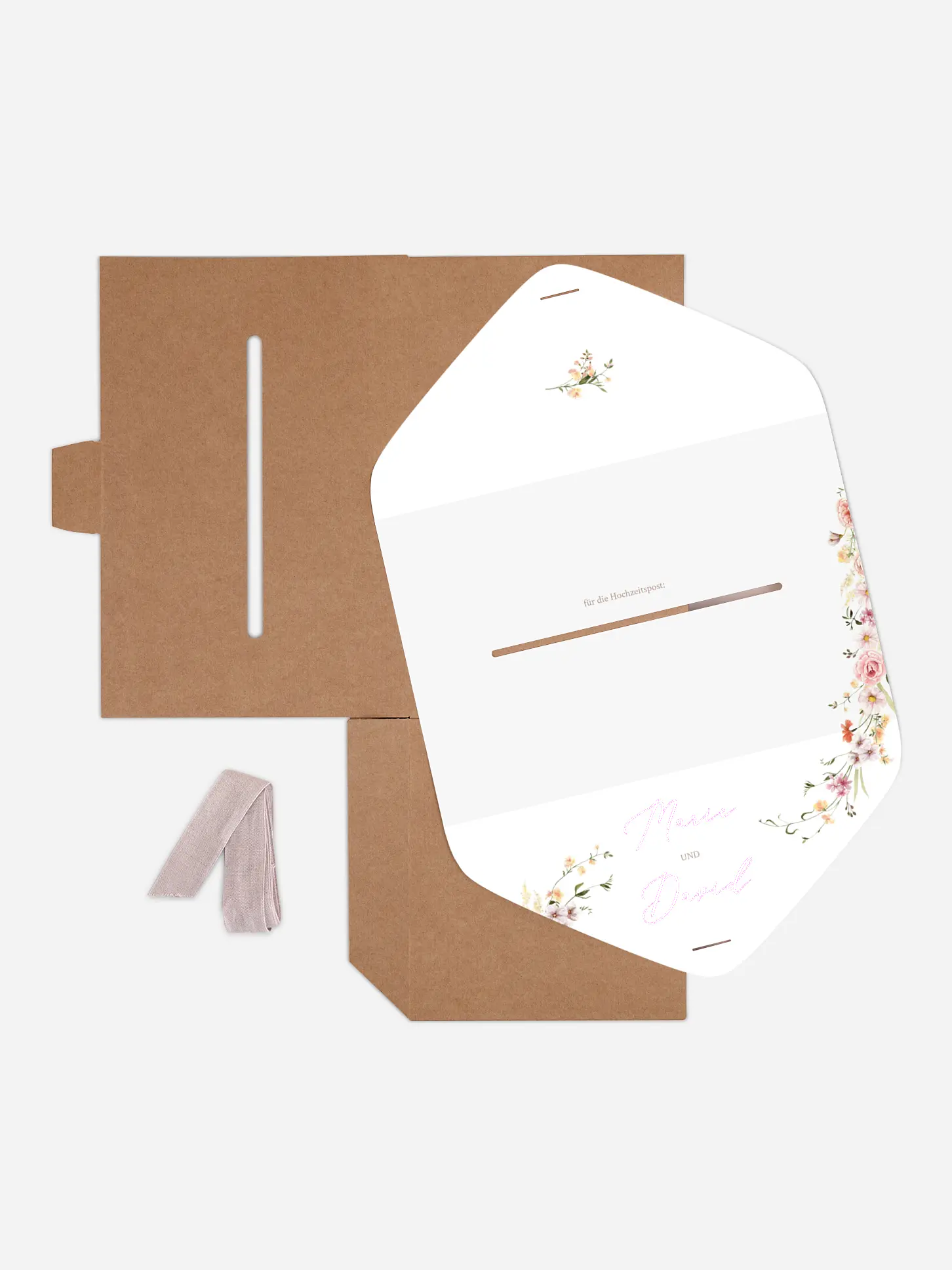 Kartenbox Hochzeit Flora