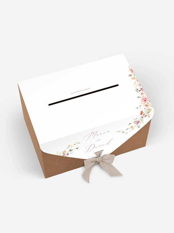Kartenbox Hochzeit Flora
