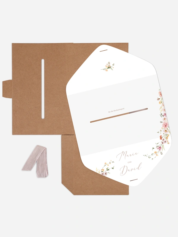 Kartenbox Hochzeit Flora