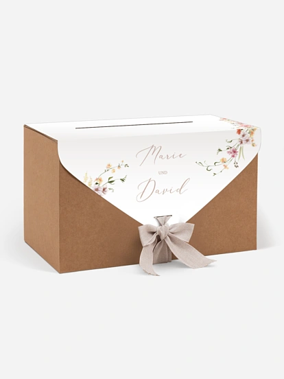 Kartenbox Hochzeit Flora